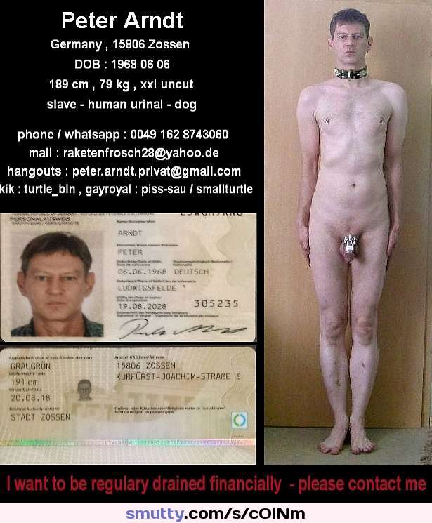 #peter #arndt #naked #nackt #sex #gay #fag #exposed #slave #sklave #gayroyal #gayromeo #draining 0049 162 8743060 #kik #turtle_bln