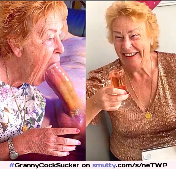 #GrannyCockSucker      Granny Blowjob Porn  Pics - Cathy E 80th Birthday Party Drunk Slut Sucking off and Fucking Neighbours Huge Erect Cock