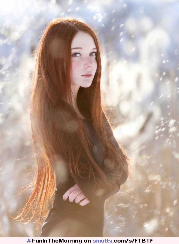 #young#teen#youngsexycute#snowing#redhead#coldday#stunning#LookingAtYOU#longhair#freckles#amazing#prettyface#beautifulgirl#absolutelyawesome