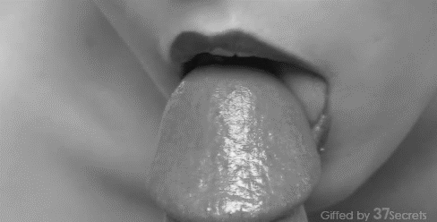 #blowjob #oral #fellatio #lipstick #closeup #perfect #blackandwhite #sucking #saliva #couple