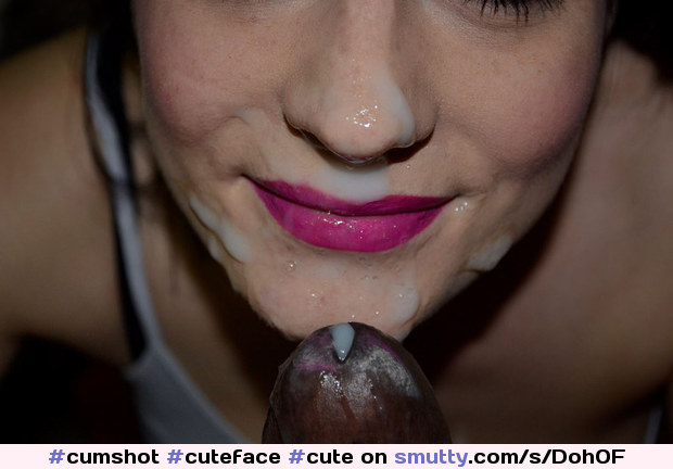 #cumshot #cuteface #cute #cumonface #cumonlips #HappyCumSlut #PinkLipstick
