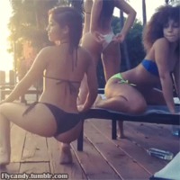 #RubySayed #twerk #twerking #threegirls #bikini #holyshit #damn #latina #latinaass #jigglyass #roundass #bubblebutt #perfectass #ass #booty