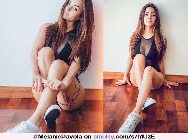 #MelaniePavola #clevage #boobs #tits #bigtits #nonnude #boobs #brunette #ass #legs #thighs #onepiece #brunette #onthefloor #hot #hotgirl