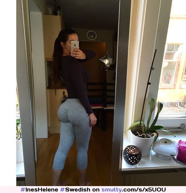 #InesHelene #Swedish #selfie #selfshot #nn #nonnude #curvy #sexy #hot #instagram #model #ass #booty #datass #niceass #yogapants #BubbleButt