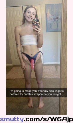 #teen #Strapon #femdom #forcedfeminization #panties #lingere #sissy #young #pegging #caption #cuckoldcaption #sissycaption #peggingcaptions
