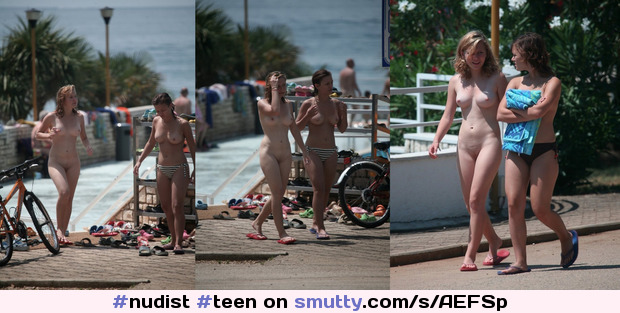 #nudist #teen #nudeinpublic #bffs #topless #teens #daughterandfriend