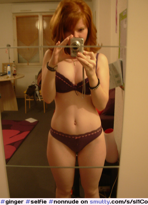 #ginger #selfie #nonnude #lingerie
