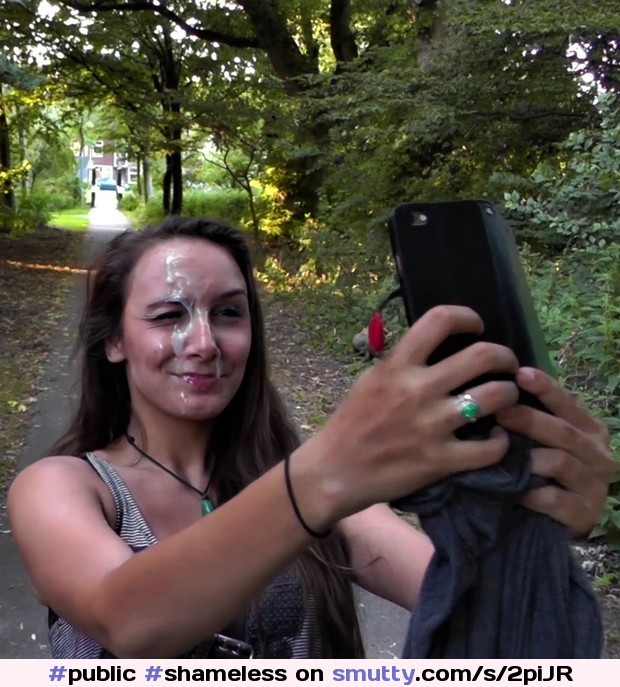 #public #shameless #selfie #exhibitionist #outdoor #cumface #facial #facialized #cum #cumlover