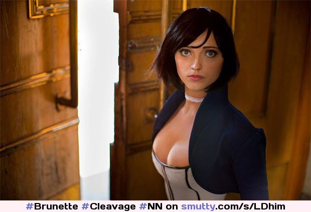 #Brunette #Cleavage #NN #NotNude #Cosplay #Bioshock #Eyes #BlueEyes #Beautiful #AnnaOrmeli #Tits #NiceTits #PerfectTits #BigTits #ShortHair