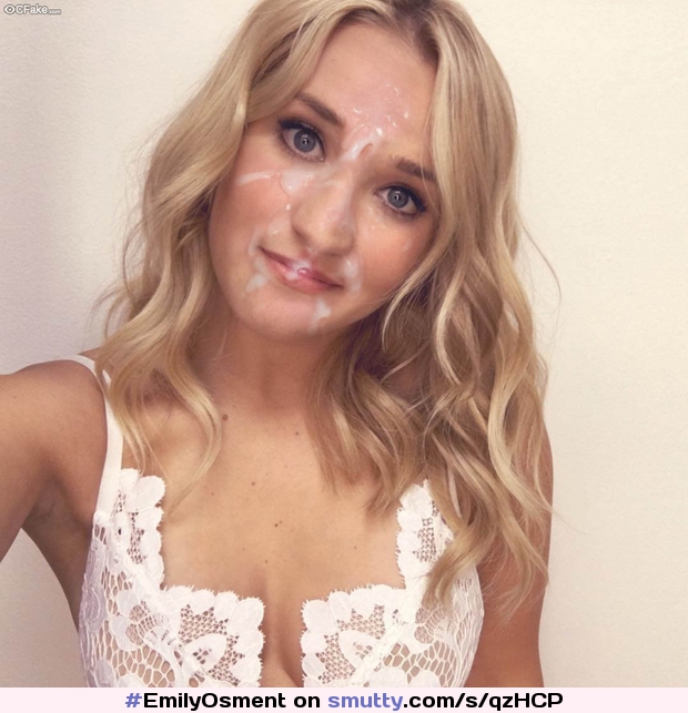 #EmilyOsment takes a quick #CumSelfie of today's fan facial