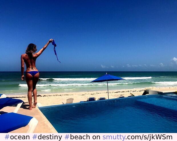 #ocean #destiny #beach #dixon #pool #destiny_dixon #topless