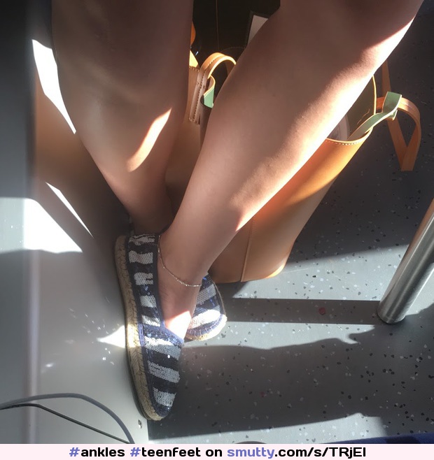 #ankles #teenfeet #espandrilles #leggy #shoes #nonnude  #nosocks #anclets