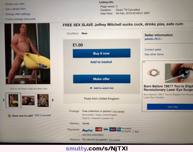 Sex slave for sale on eBay