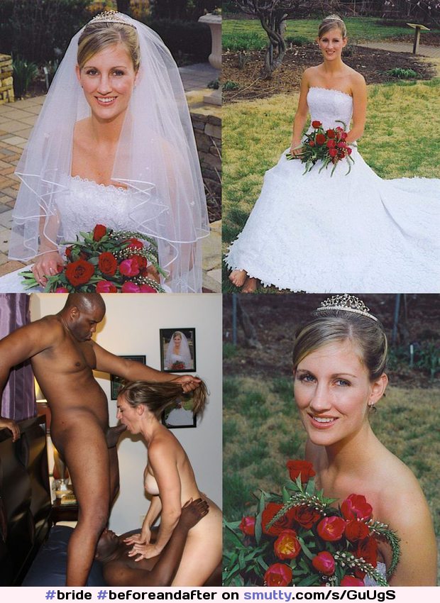 #bride #beforeandafter #gangbanged #interracial #swinger