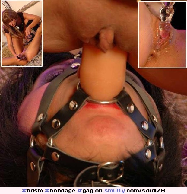 #bdsm #bondage #gag #ringgag #forcedoral #facefuck #doubledildo #faceriding #lezdom #helpless