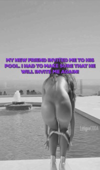 #sissy #caption #pool #payhimoff