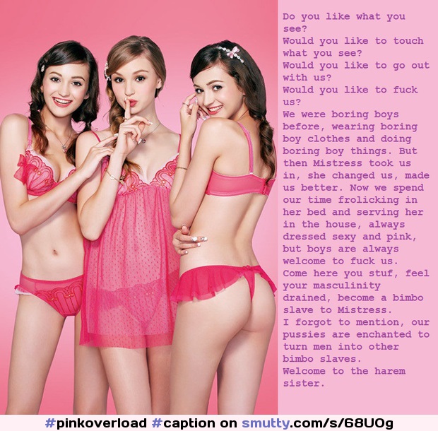 #pinkoverload #caption #sissydream
