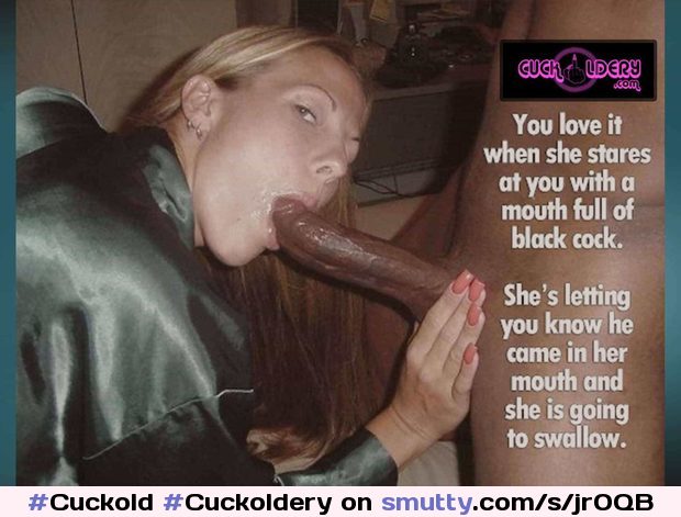 Mouth Full of Black Cock 
#Cuckold #Cuckoldery #Penis #Cock #SmallPenis #Interracial #BlackCock #BBC #Hot #Sexy #HotWife #SlutWife #Blonde