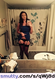 Pic #3 - Had an interviewif only the knew what I had on underneath F striptease album #selfshot#lingerie#pullingdressup#StockingsAndSuspende