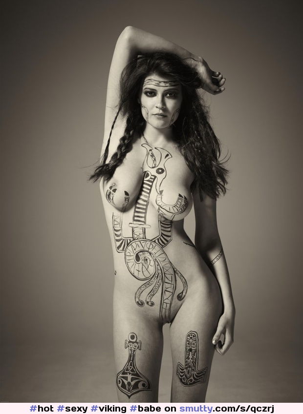 #babe #hot #sexy #tattoobeauty #viking.