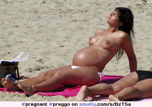 #pregnant #preggo #knockedup #preggobelly #prego #beach