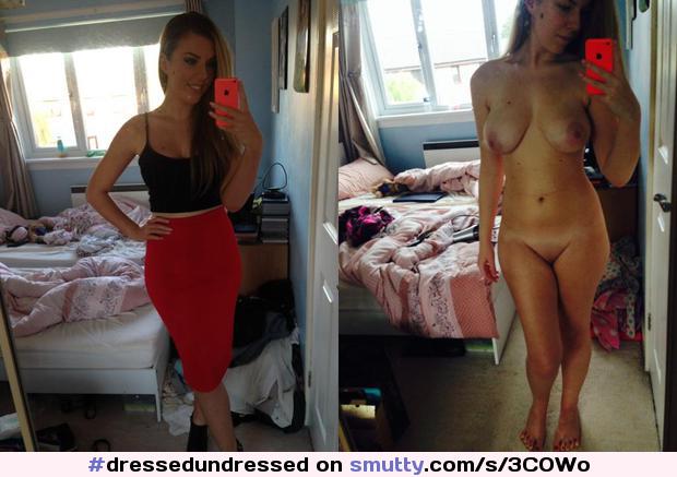 #dressedundressed #mirrorshot #bestselfies #sexy #bigtits #bigboobs #beforeandafter #onoff