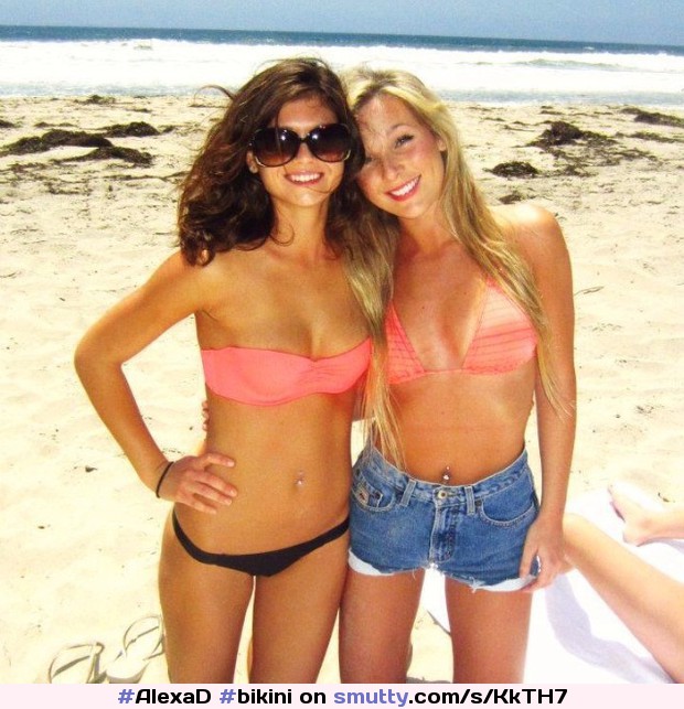 #AlexaD #bikini #beachgirls #nicetits #bffs #iwanttofuckbothofthem #sofuckingsexy #bikinibottoms #gap #coeds