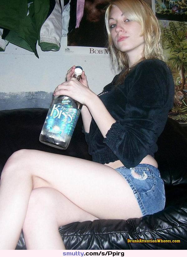 #drunkgirl #blonde #clothed #drinking #shortskirt #sexylegs #partychick #paleskinnedchicken #sittingoncouch #readyforfun