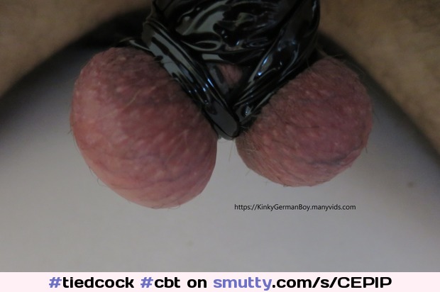 #tiedcock #cbt #rubberband #bondagetape #blueballs #yesmistress #tied #tiedballsbdsm #femdom #cumcontrol #bytheballs #blueballs