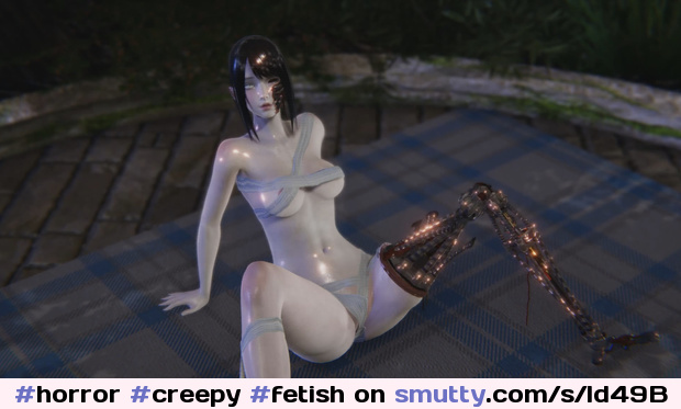 #horror #creepy #fetish #kink #monster #android #cyberpunk #cyber Full video on my PornHub channel