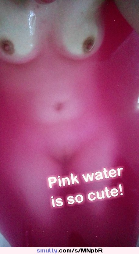 #bathtub #bathbomb #nipples #boobs  #water #pink #flashing #nude #pale #white