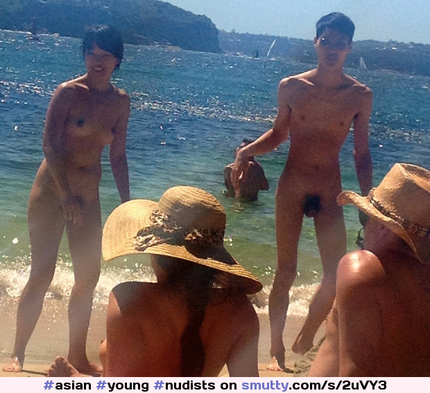 #asian #young #nudists #public #couple