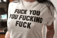I like the T-shirt!! #GorgeousTits #TittyDrop