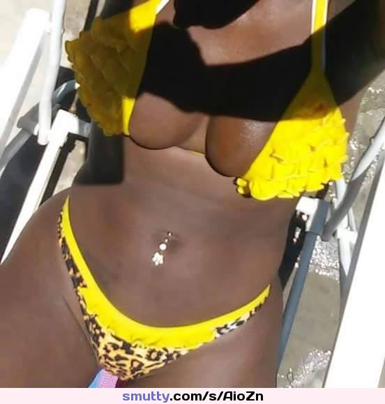 #girlsfromfacebook #ebony #bikini #brazilian #piercing #boobs #pussy