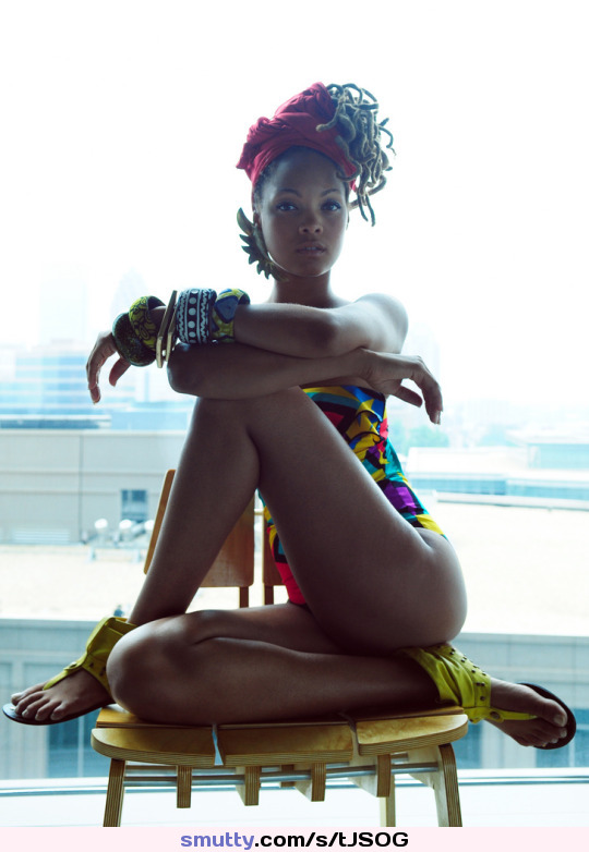 #Ebony #swimsuit #elegant #triangle #dreadlocks #likeanangel #wow #justperfect