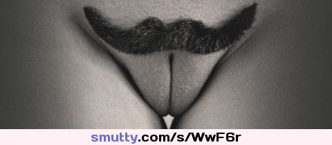 #mustache #pussy #ziplock #hairy #BlackAndWhite