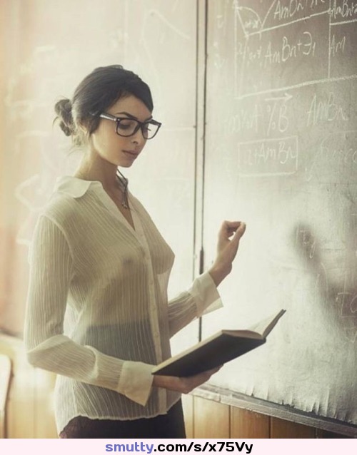 #teacher #TeacherSex #wow #glasses #nobra #wow #likeanangel #nerd #brunette