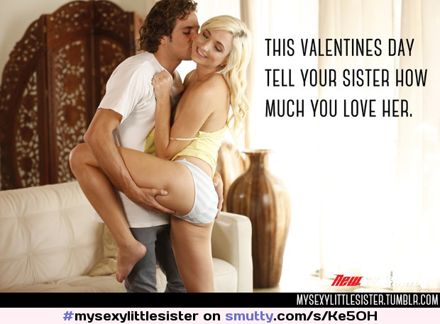 Simple enough, right? #mysexylittlesister #sister #brother #incest #siblings #BrotherSister #valentinesday #kissing #hugging #smile #love