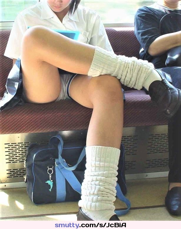 #candidshot#publictransport#schoolgirl#uniform#shortblackhair#woollensocks#reading#crossedlegs#thighsonshow#showingpanties#simplyunaware