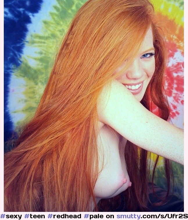 #sexy #teen #redhead #pale #nicetits 