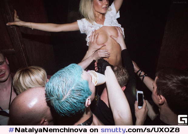 #NatalyaNemchinova #shirtpulledup #FlashingTits #Fondlingbreasts #blonde