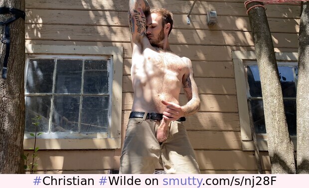 #Christian #Wilde #Backyard #Strokin