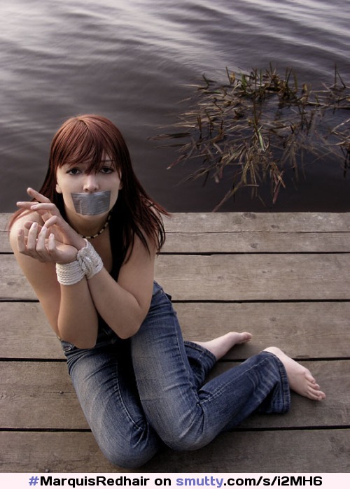 #MarquisRedhair#Marquisbdsm#bdsm#submissive#readytobeused#waiting#BoatSex#onthefloor#outdoors#bondage#taped#tapegag#topless#anticipation