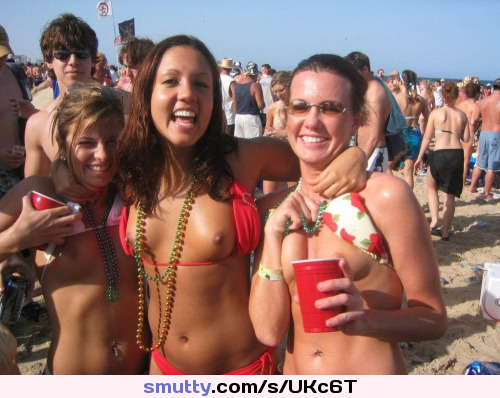 #public #outdoor #festival #smile #smiling #topless #flashing #sunglasses #RedSoloCup