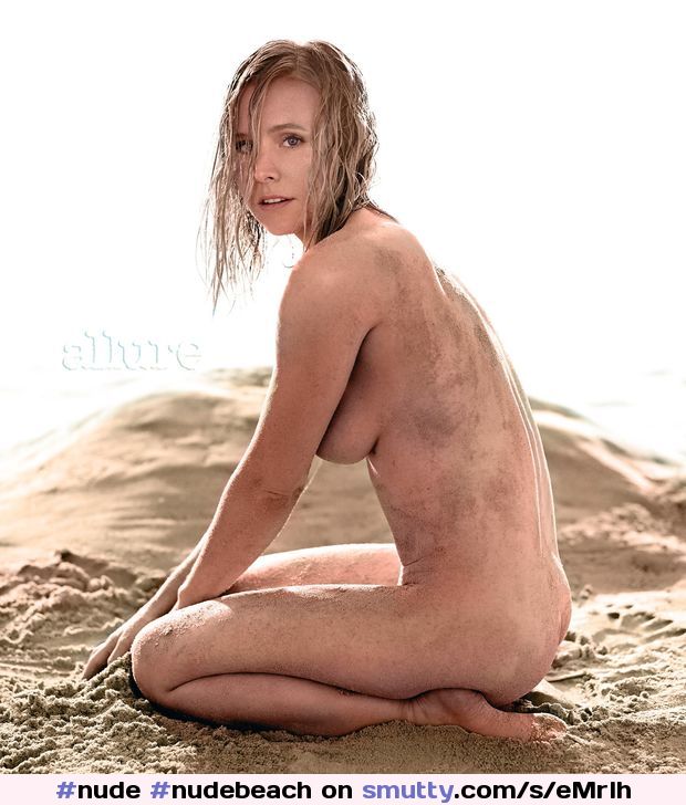 #nude #nudebeach #toplessbeach #beach #ocean #wet#sandy #KristenBell