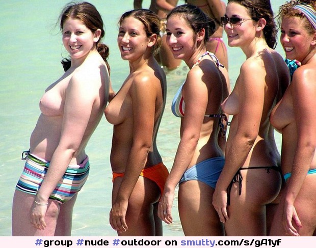 #group #nude #outdoor #beach #chooseone second from right