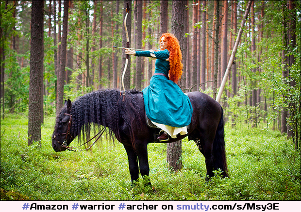 #Amazon #warrior #archer #Brave #Merida