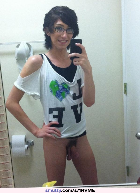 #sissy #femboy #femboys #homemade #selfie #selfies #glasses #brunette