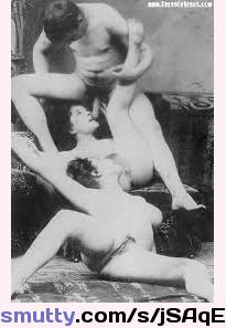 #DemonsVintageFavs #BlackAndWhite #threesome #vintage #vintageporn #photography