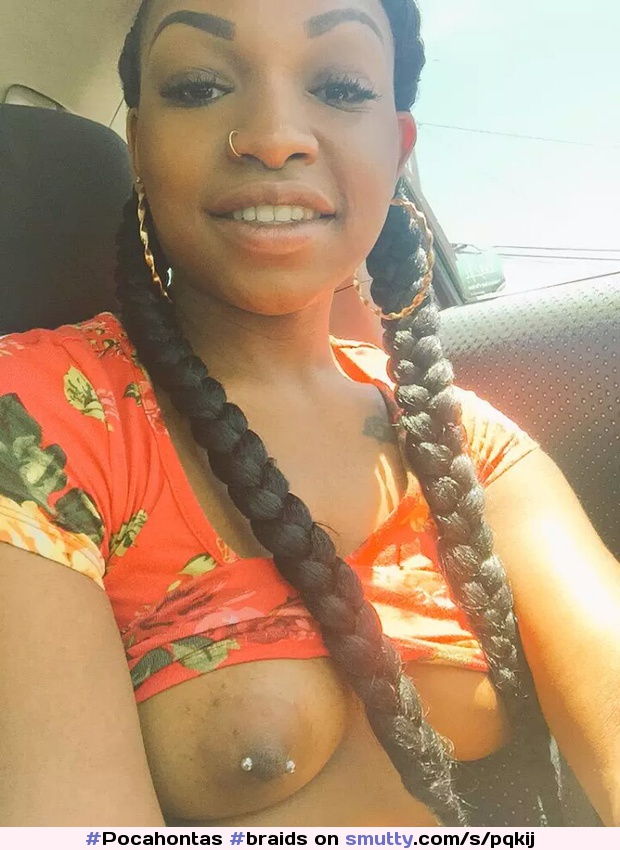 #Pocahontas#braids#tits#piercednipples#ebony#nipples#hot#babe#ghetto
